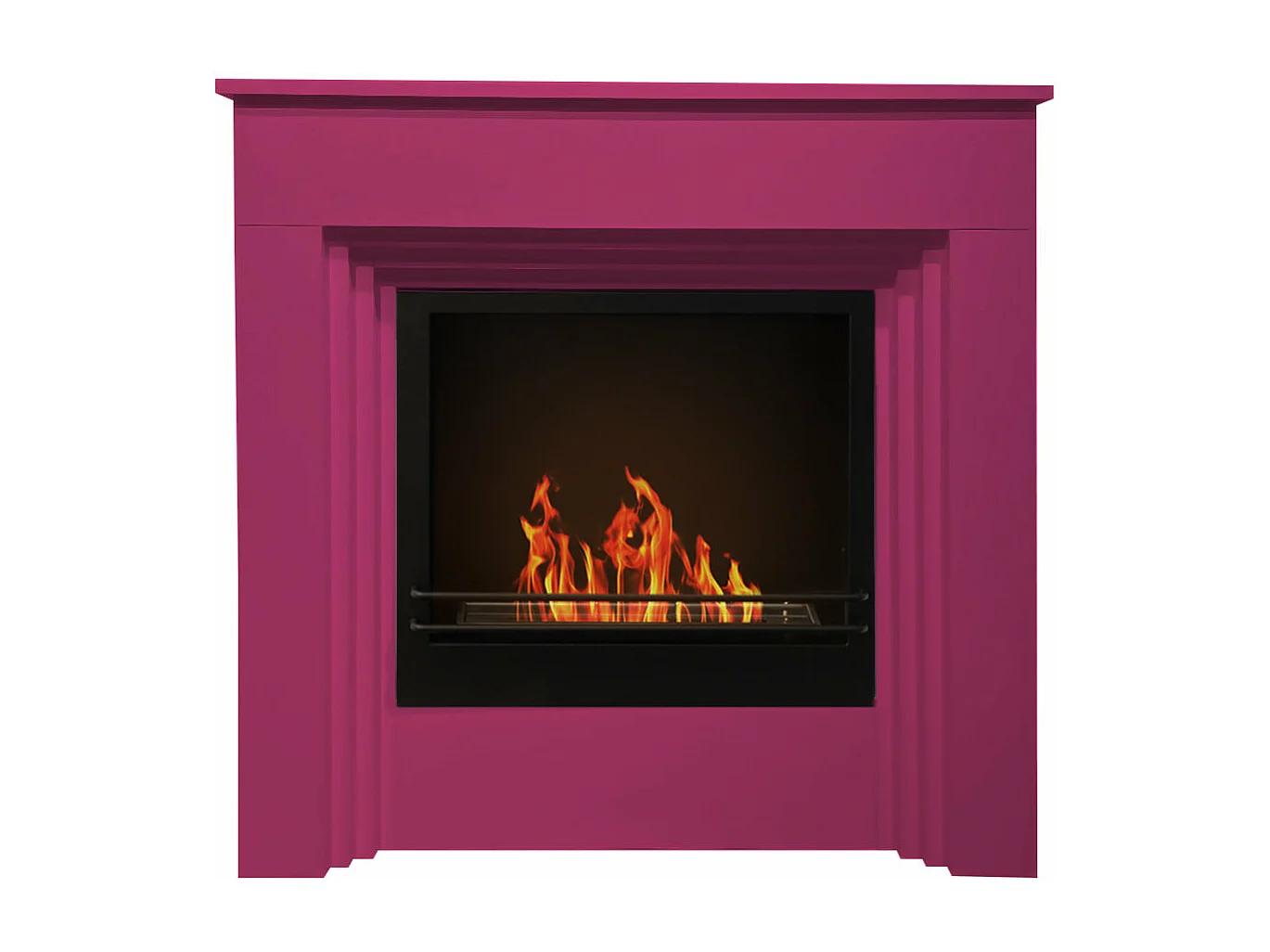 Bio-ethanolhaard gekleurde vloer biohaard BELLINI Fuchsia 4010 L96xD35xH96