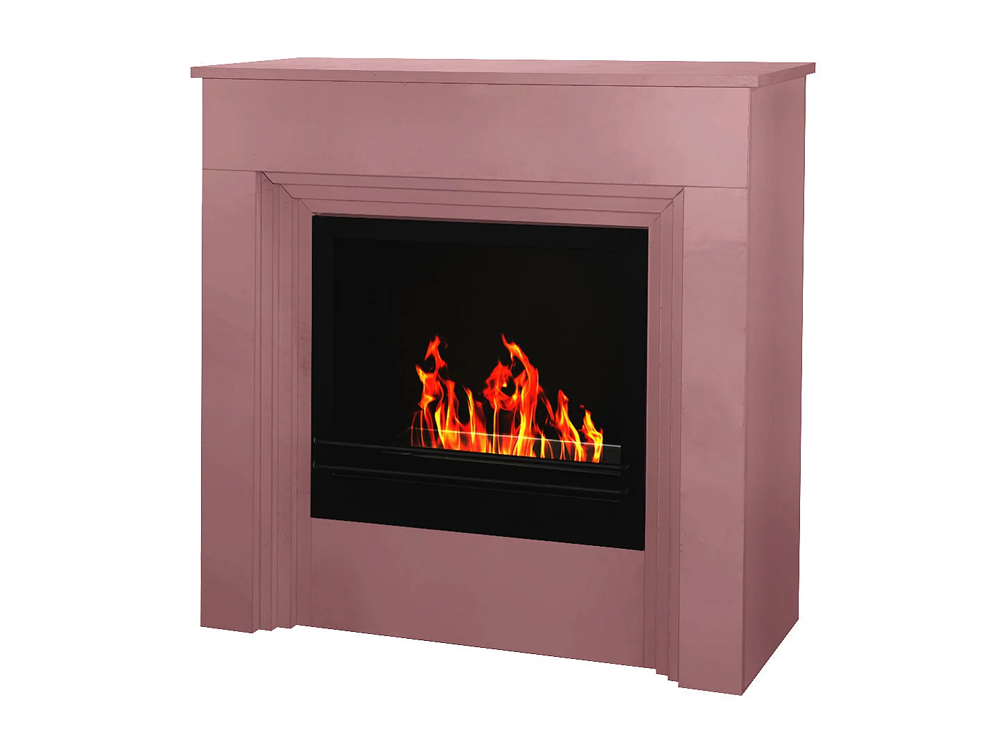 Lareira a bioetanol biofireplace de piso colorido BELLINI Rosa 3015 L96xD35xH96