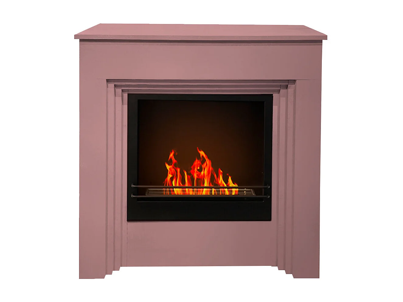 Lareira a bioetanol biofireplace de piso colorido BELLINI Rosa 3015 L96xD35xH96