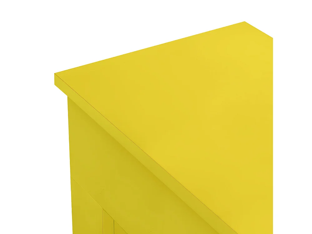 Biokominek na bioetanol kolorowy biokominek podłogowy BELLINI Yellow 1018 L96xP35xH96