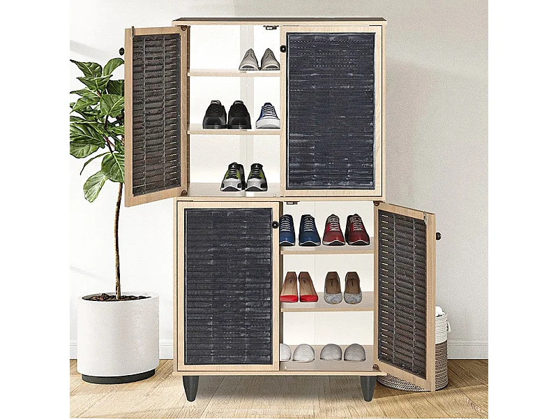 meuble à chaussures lisa 70,5x35x122 cm