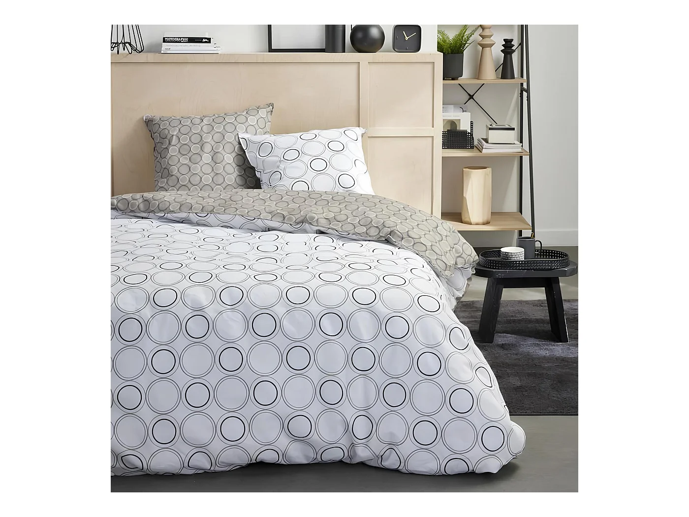 Parure de lit imprimée 100% coton 240x260 cm, Sunshine 16.24