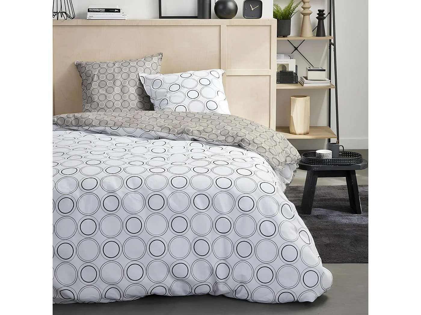 Parure de lit imprimée 100% coton 240x260 cm, Sunshine 16.24