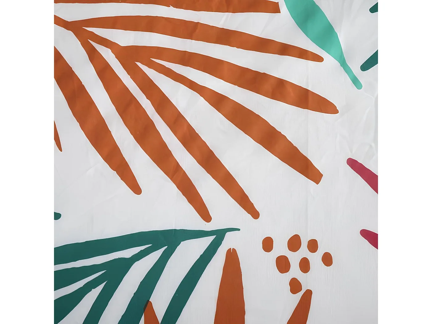 Parure de lit imprimée en coton 240x260 cm, Feuillage, Today