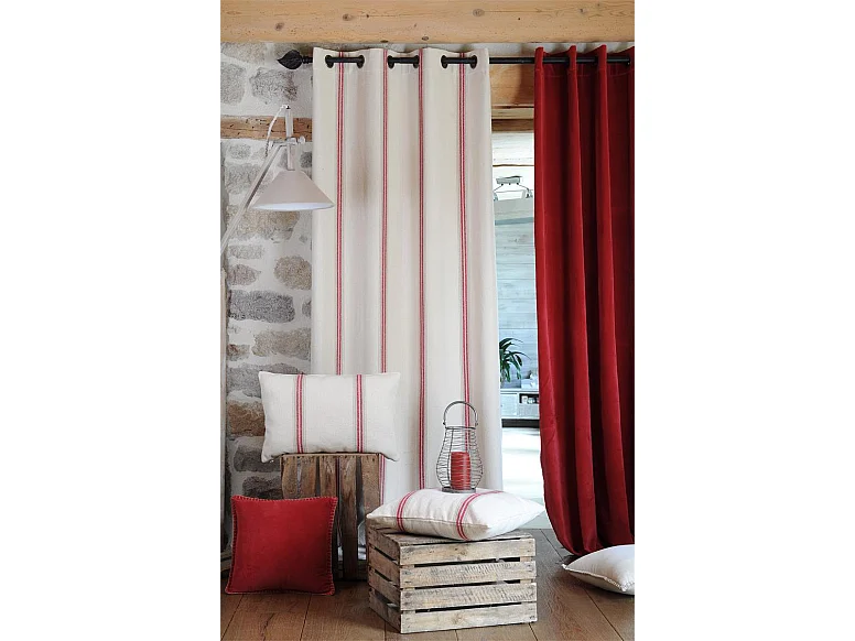 Cortina efecto tapizado de antaño 135 x 260 cm