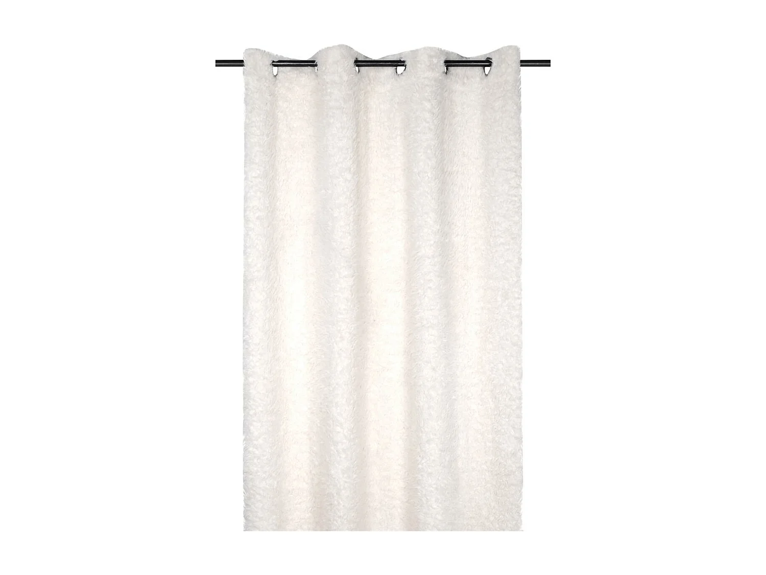 Rideau en Mouton Blanc 135x250 cm pour une Décoration Élégante