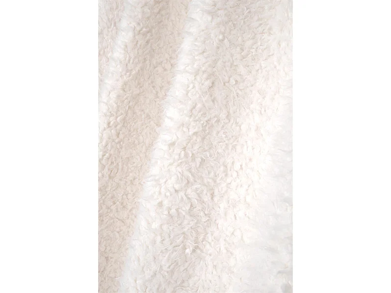 Rideau en Mouton Blanc 135x250 cm pour une Décoration Élégante