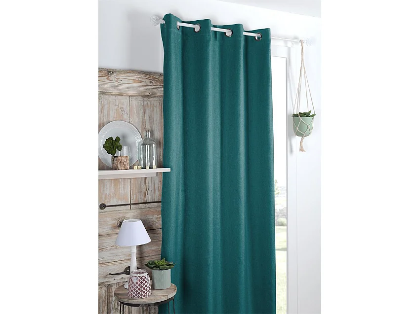 Cortina ocultante unida tramada 140 x 260 cm