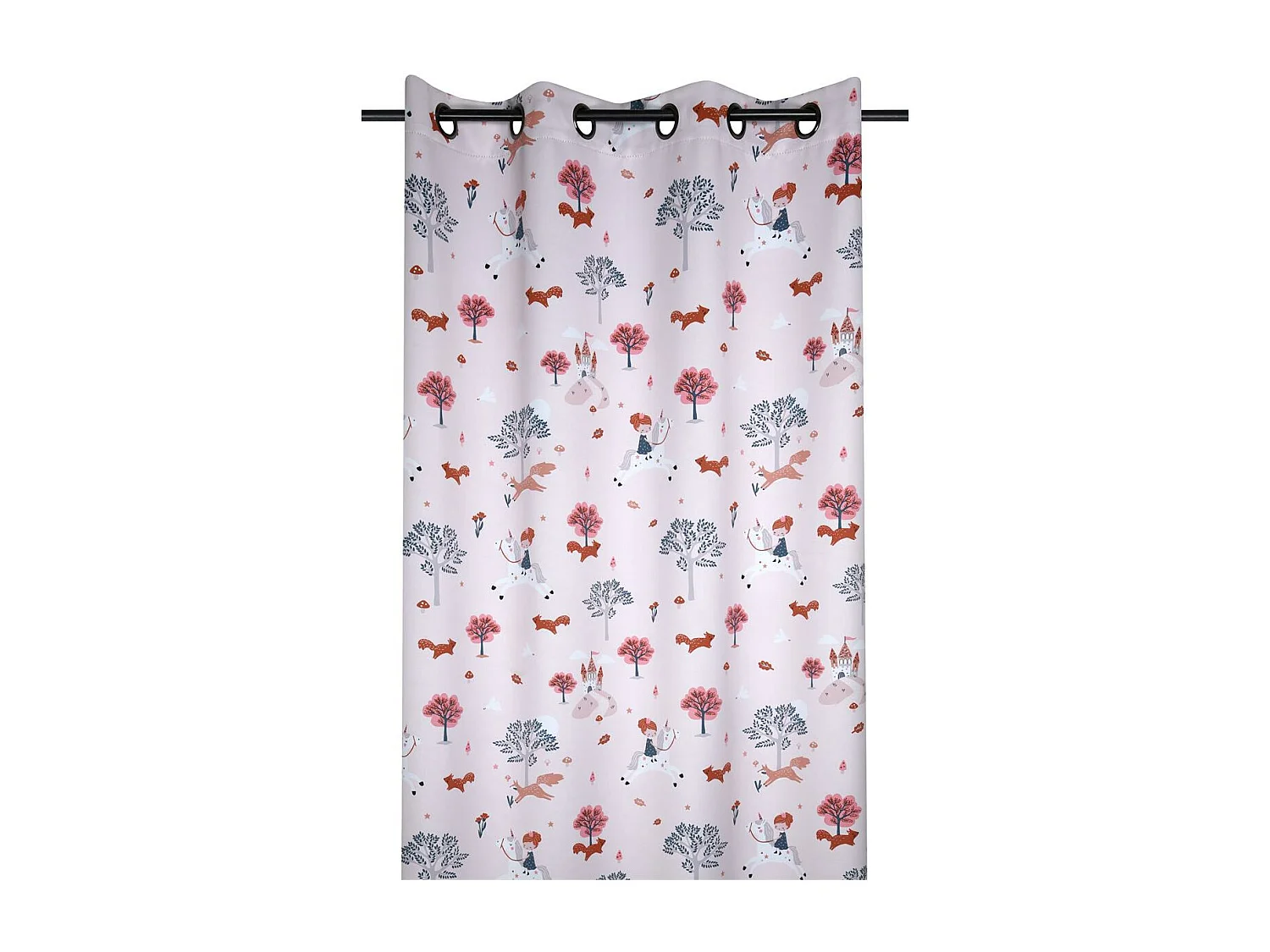 Rideau Cyrielle Rose 140x260 cm - Élégance et Style pour Votre Intérieur