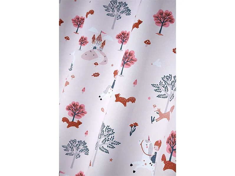 Rideau Cyrielle Rose 140x260 cm - Élégance et Style pour Votre Intérieur