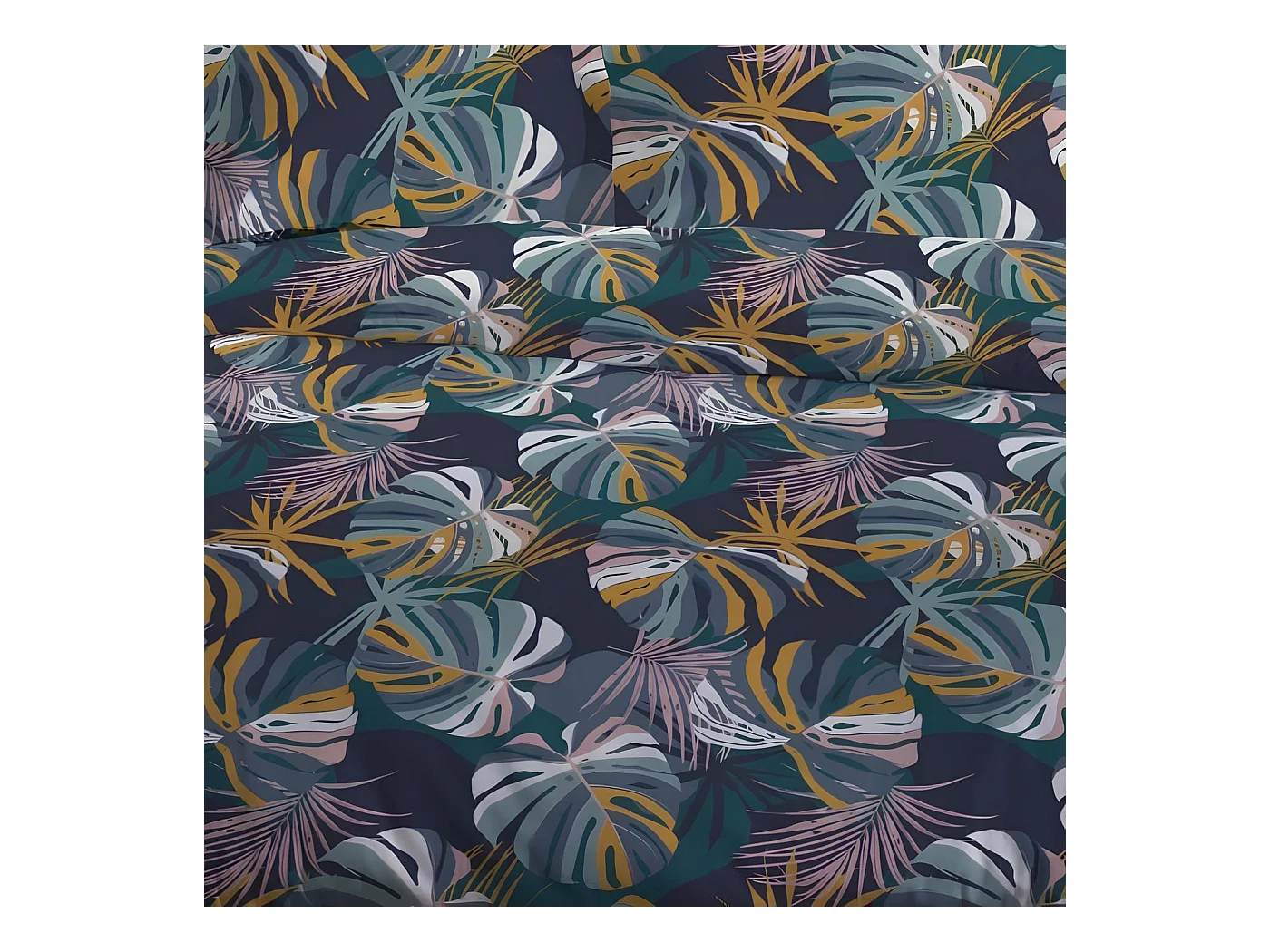 Parure de lit 2 personnes en coton imprimé 220x240cm, Sunshine