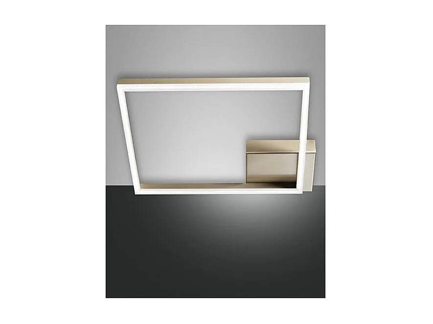 Plafonnier LED moderne BARD 39W Or Mat 3394-61-225 Fabas Luce