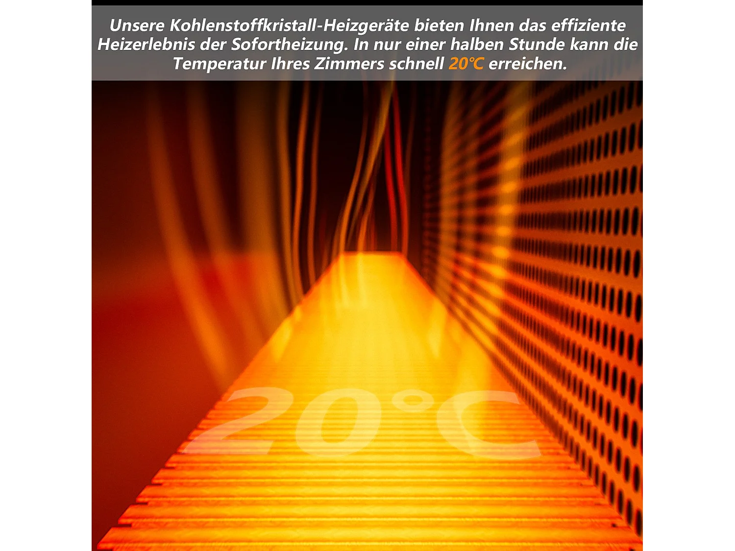 NETTLIFE Ścienny promiennik podczerwieni, Oszczędzanie ścian na podczerwień - Elektryczny grzejnik ścienny 290 W z zabezpieczeniem przed przegrzaniem