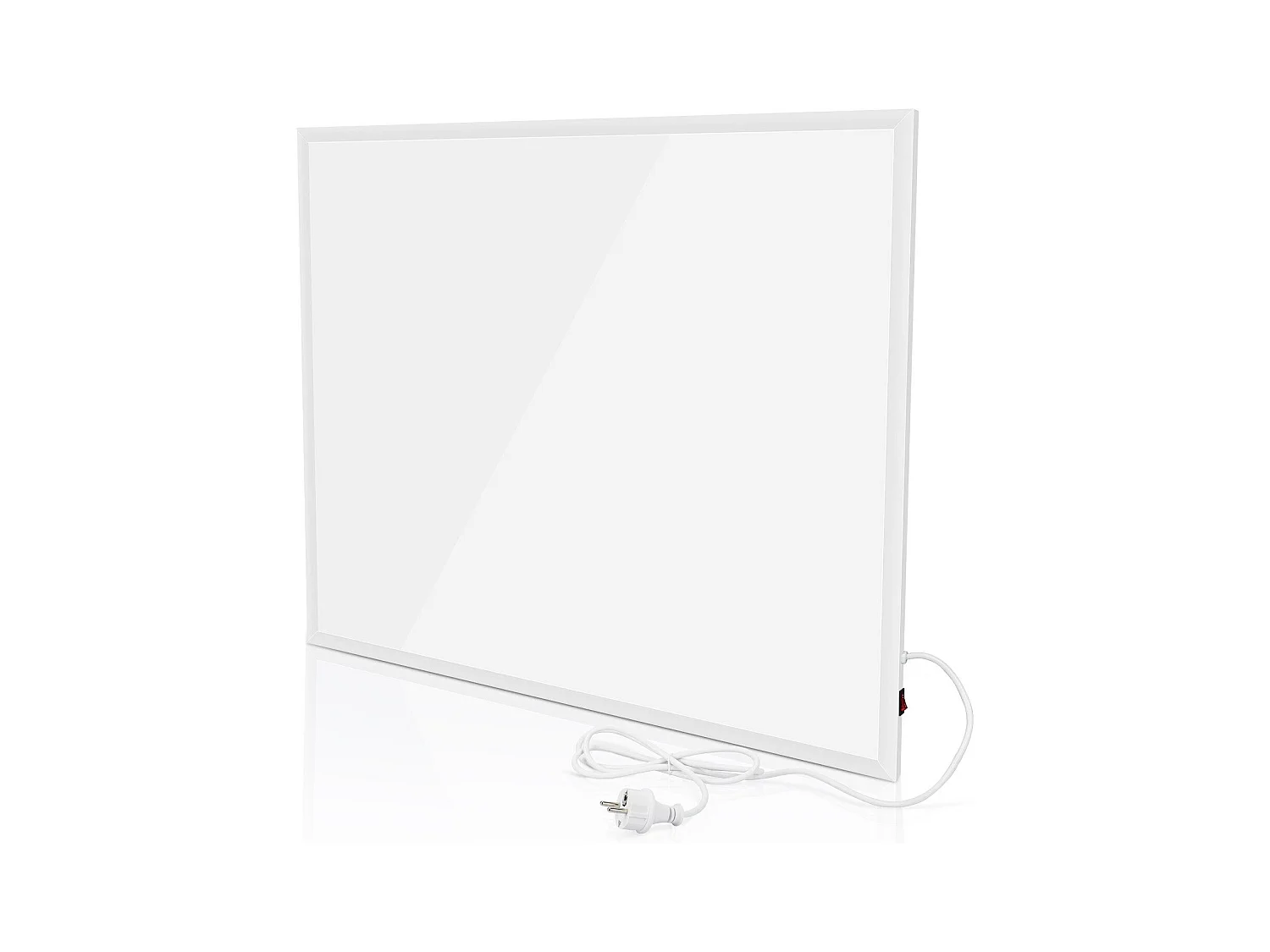 NETTLIFE Radiateur Infrarouge Mural, Economie mural infrarouge - 290W électrique mural avec protection contre la surchauffe,62x52x1.5cm