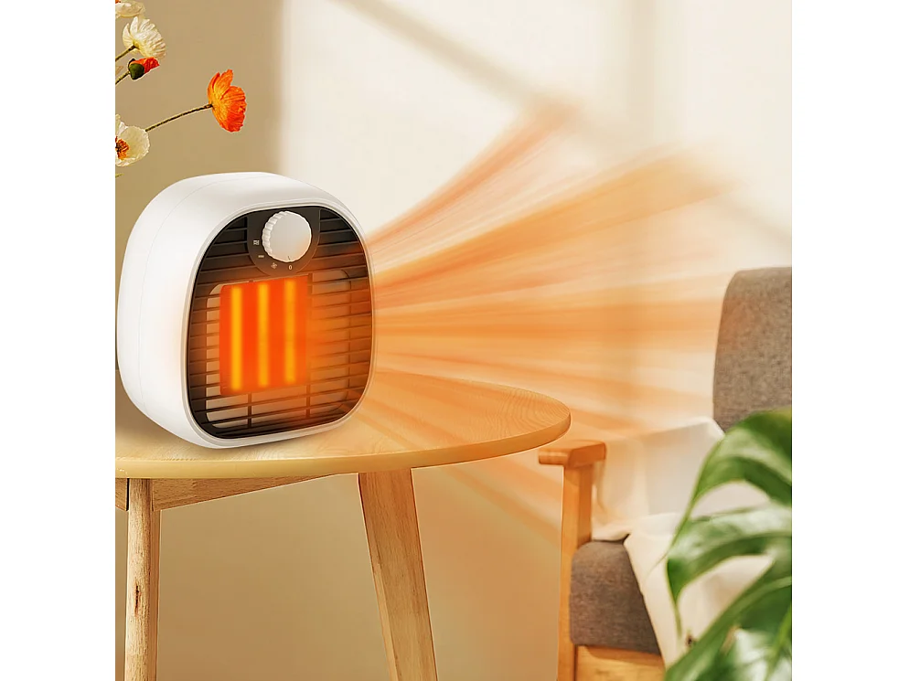 NETTLIFE Chauffage soufflant  3 modes PTC intérieur 1000W