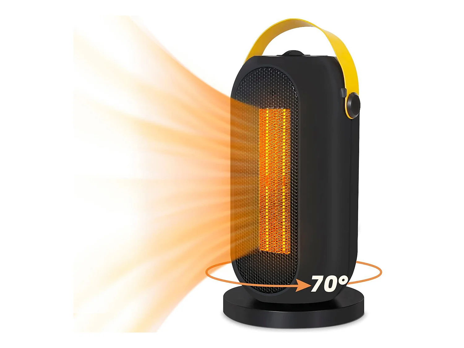 NETTLIFE Chauffage soufflant avec Protection contre la surchauffe 1200W Portable