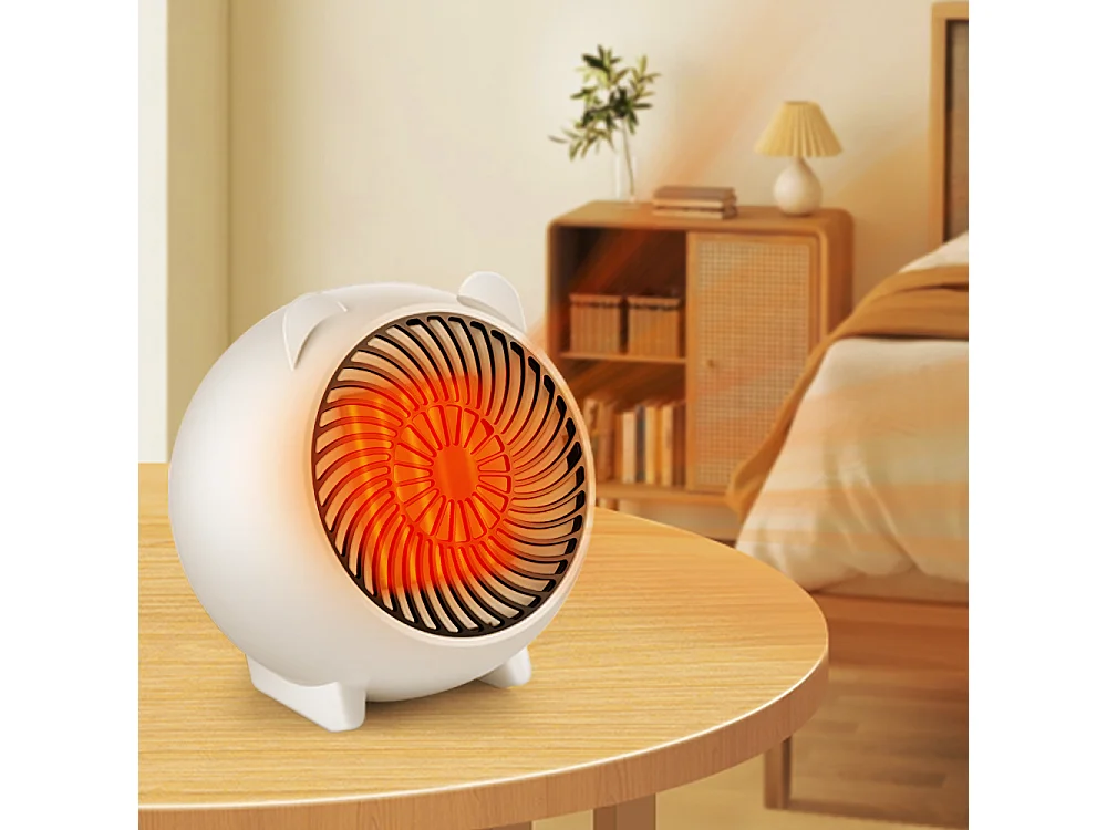 NETTLIFE Heizlüfter energiesparend heizgeräte elektrisch - Heizung leise PTC Keramik heizstrahler innenraum 500W Oszillation Räume