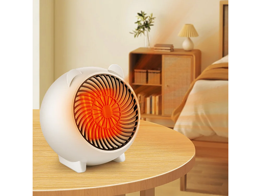 NETTLIFE Heizlüfter energiesparend heizgeräte elektrisch - Heizung leise PTC Keramik heizstrahler innenraum 500W Oszillation Räume