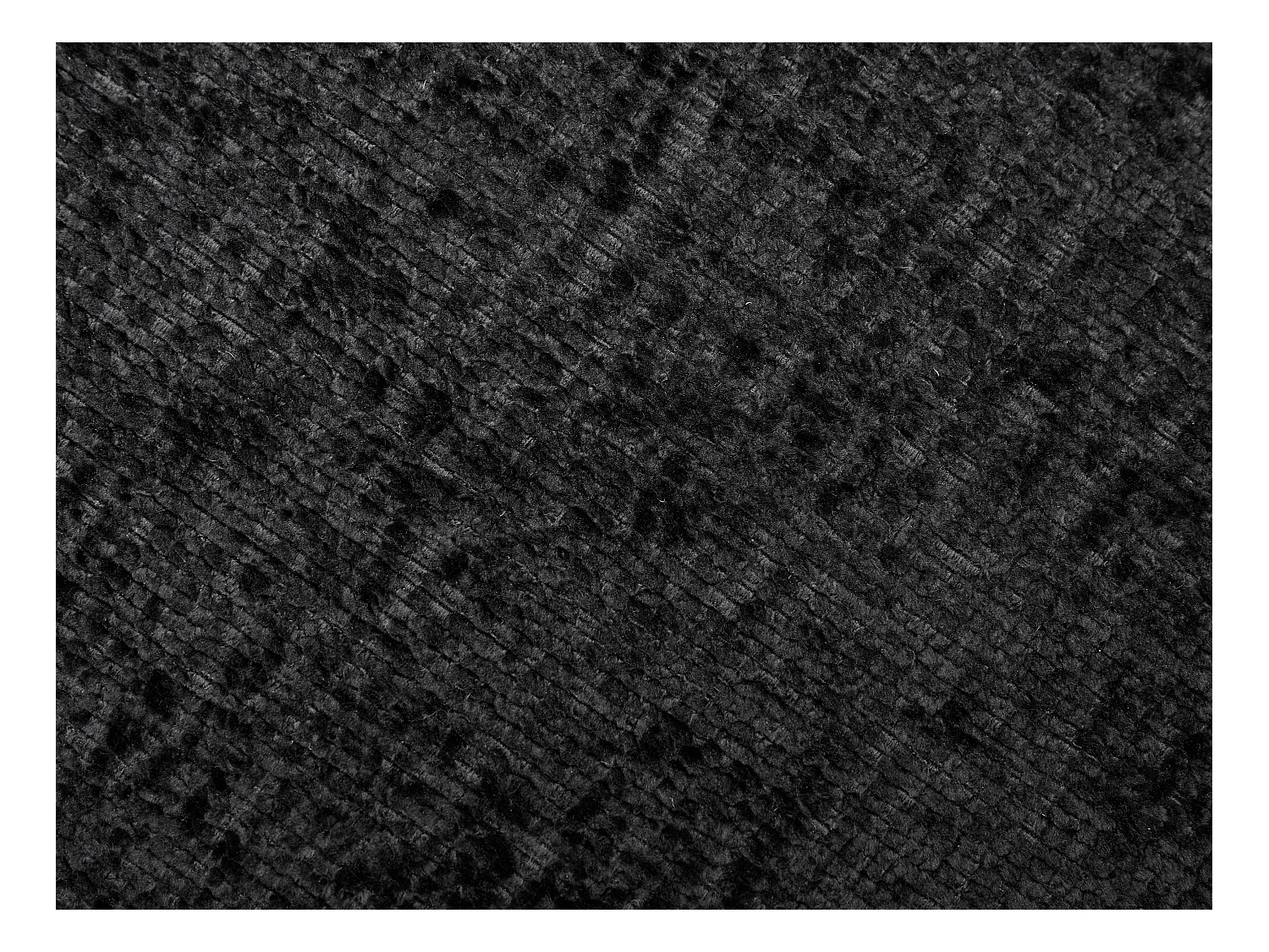 Conjunto de 6 sillas con reposabrazos de tela texturizada y metal - Negro - LASSANDRA de Pascal Morabito