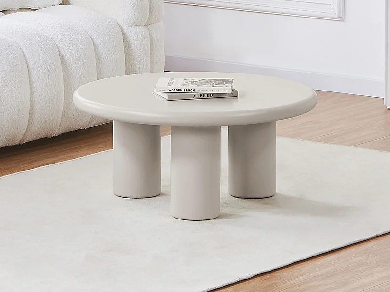 Salontafel van MDF -  Beige - MARELNA