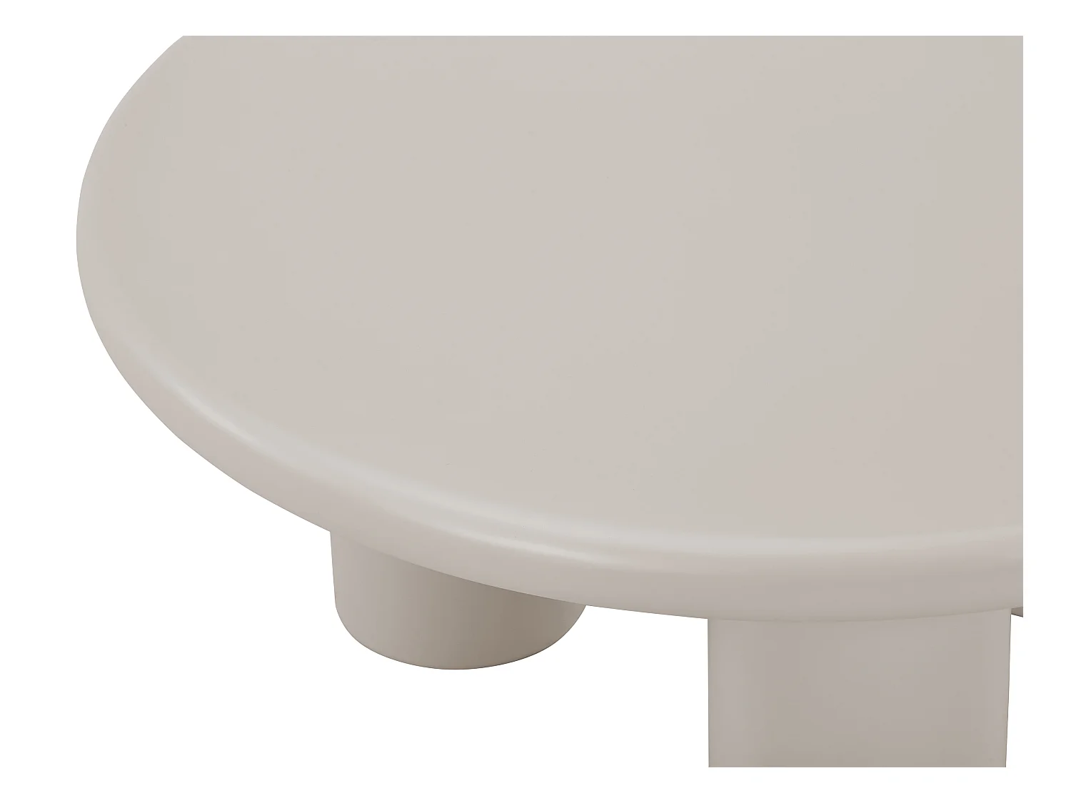 Table basse en MDF - Beige - MARELNA