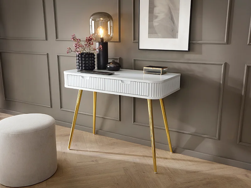 Toucador AMBIHOME HYDE 02 - Branco, C103xP49xA80cm