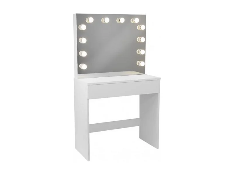 Toucador AMBIHOME BELA Branco c/espelho e iluminação LED, 80x40x141cm