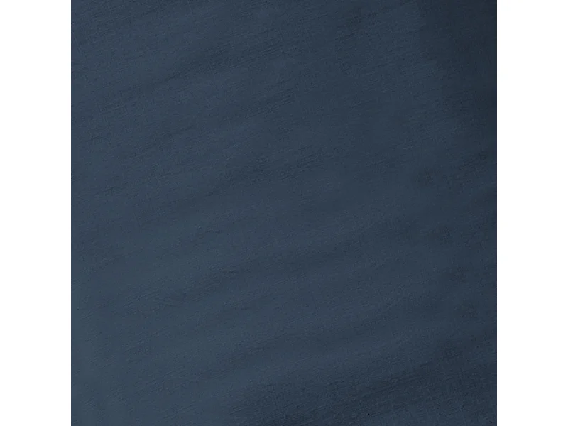 Drap housse 90 x 190 x 30 cm en coton bleu - JULIETA