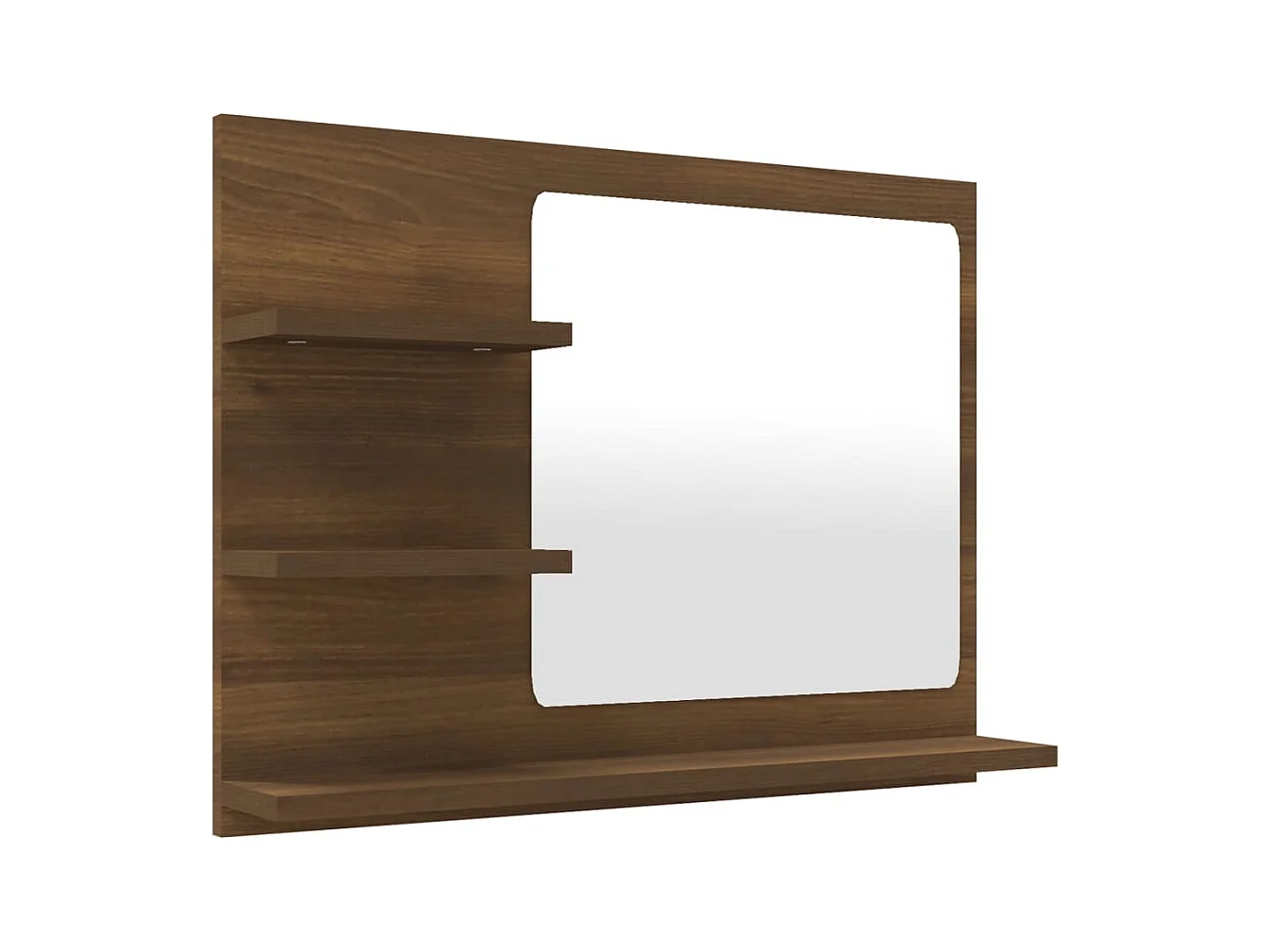 Miroir de bain 60 bois marron 60 x 10.5 x 45 cm 02_0006898