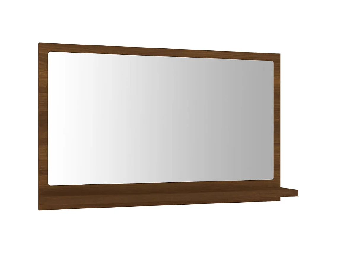 Miroir de bain 60 bois marron 60 x 10.5 x 37 cm 02_0006897