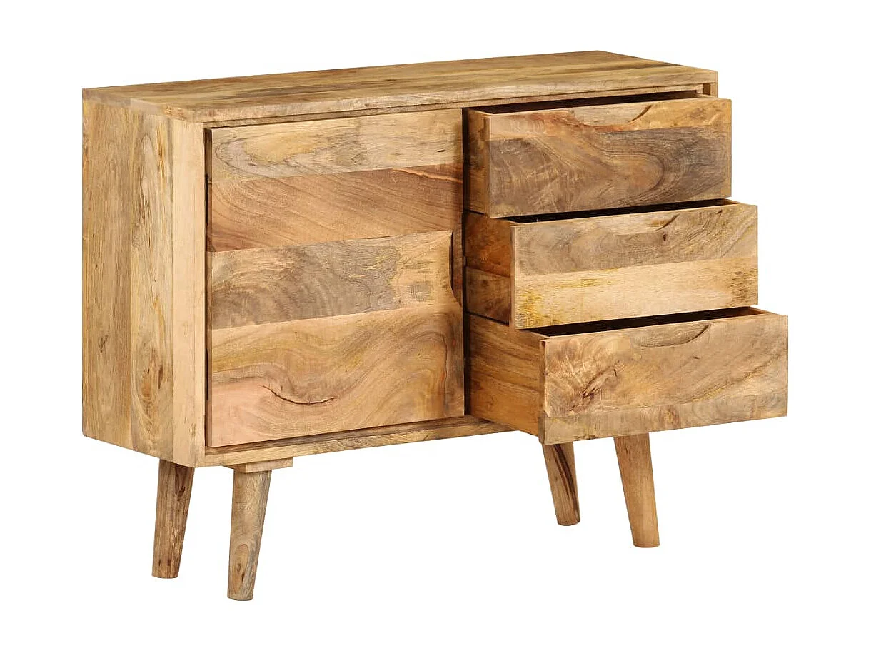 Buffet Bois massif de manguier 90x30x69 cm