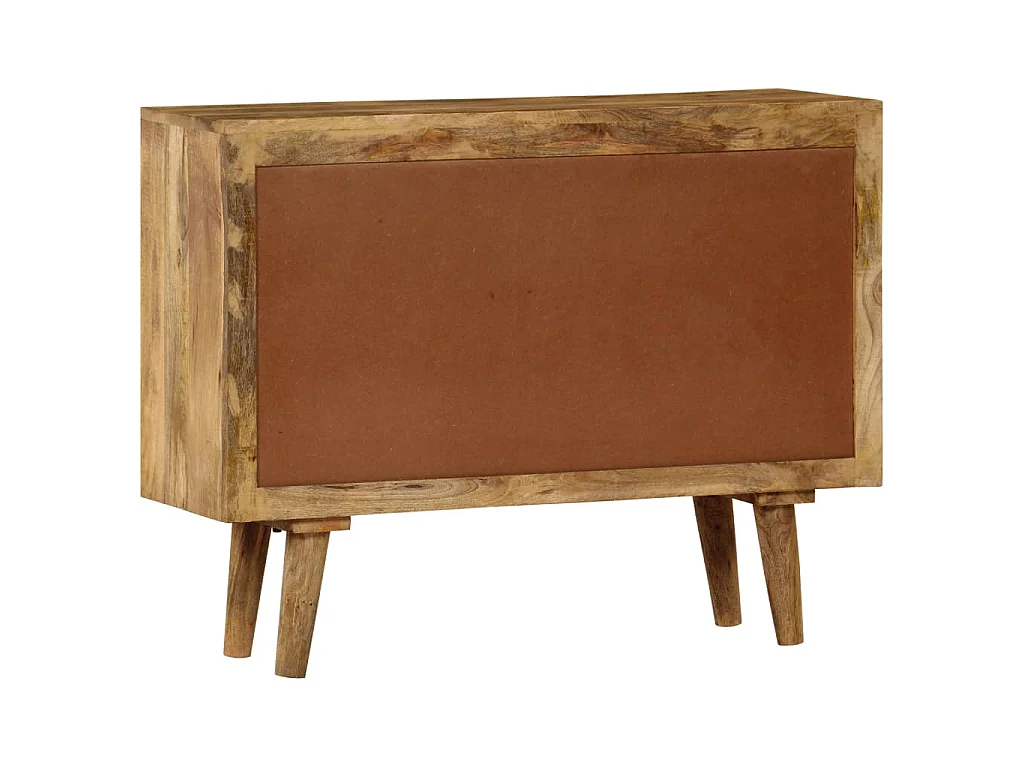Aparador de madera maciza de mango 90x30x69 cm