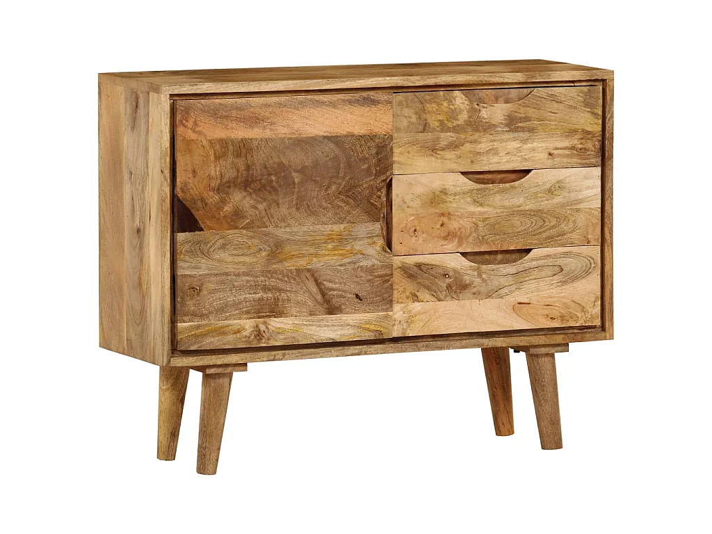 Dressoir 90x30x69 cm massief mangohout
