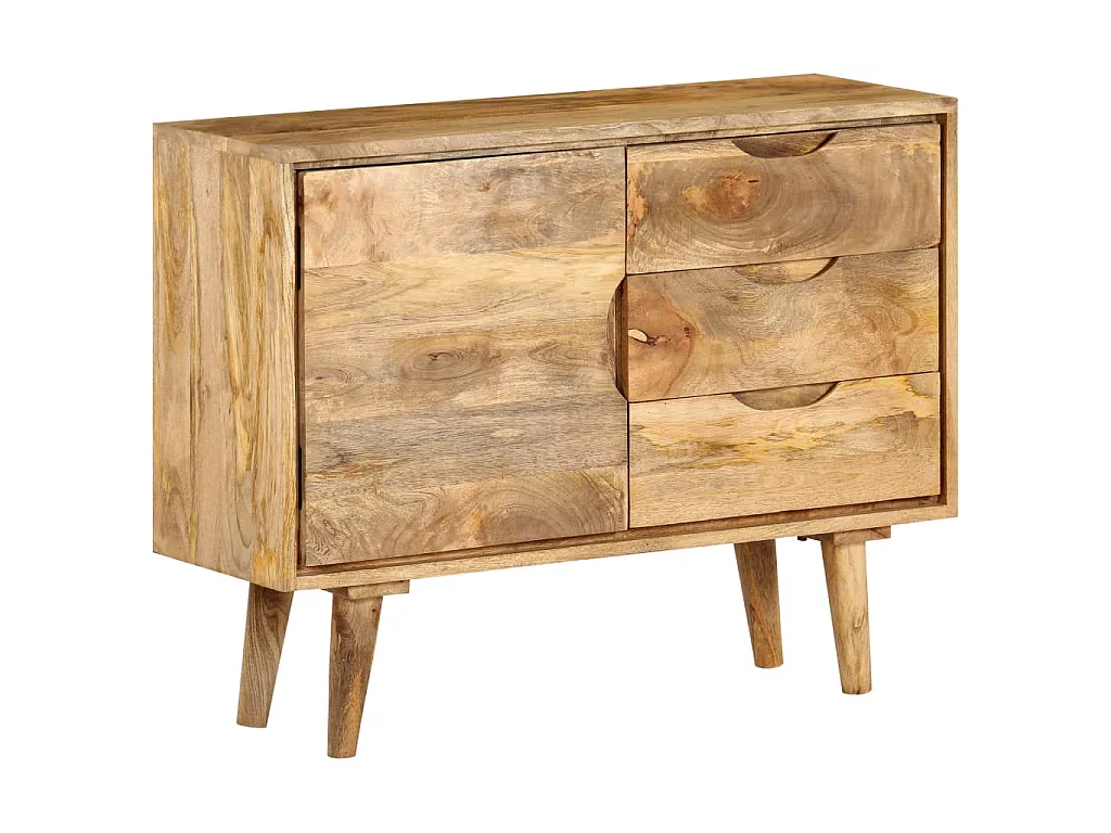 Dressoir 90x30x69 cm massief mangohout