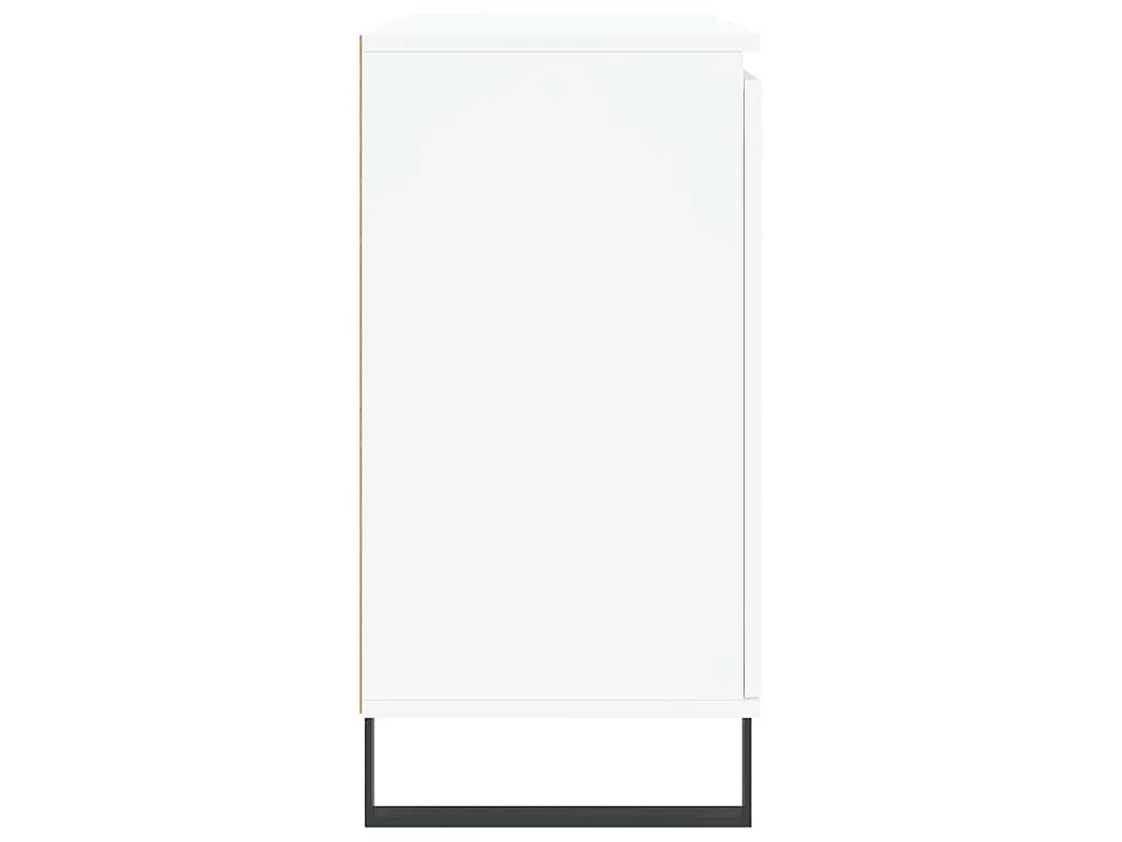 Buffet blanc 101,5x35x70 cm bois d'ingénierie