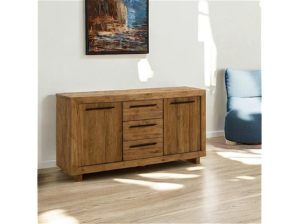 Buffet en teck recyclé naturel 160 cm KERALA