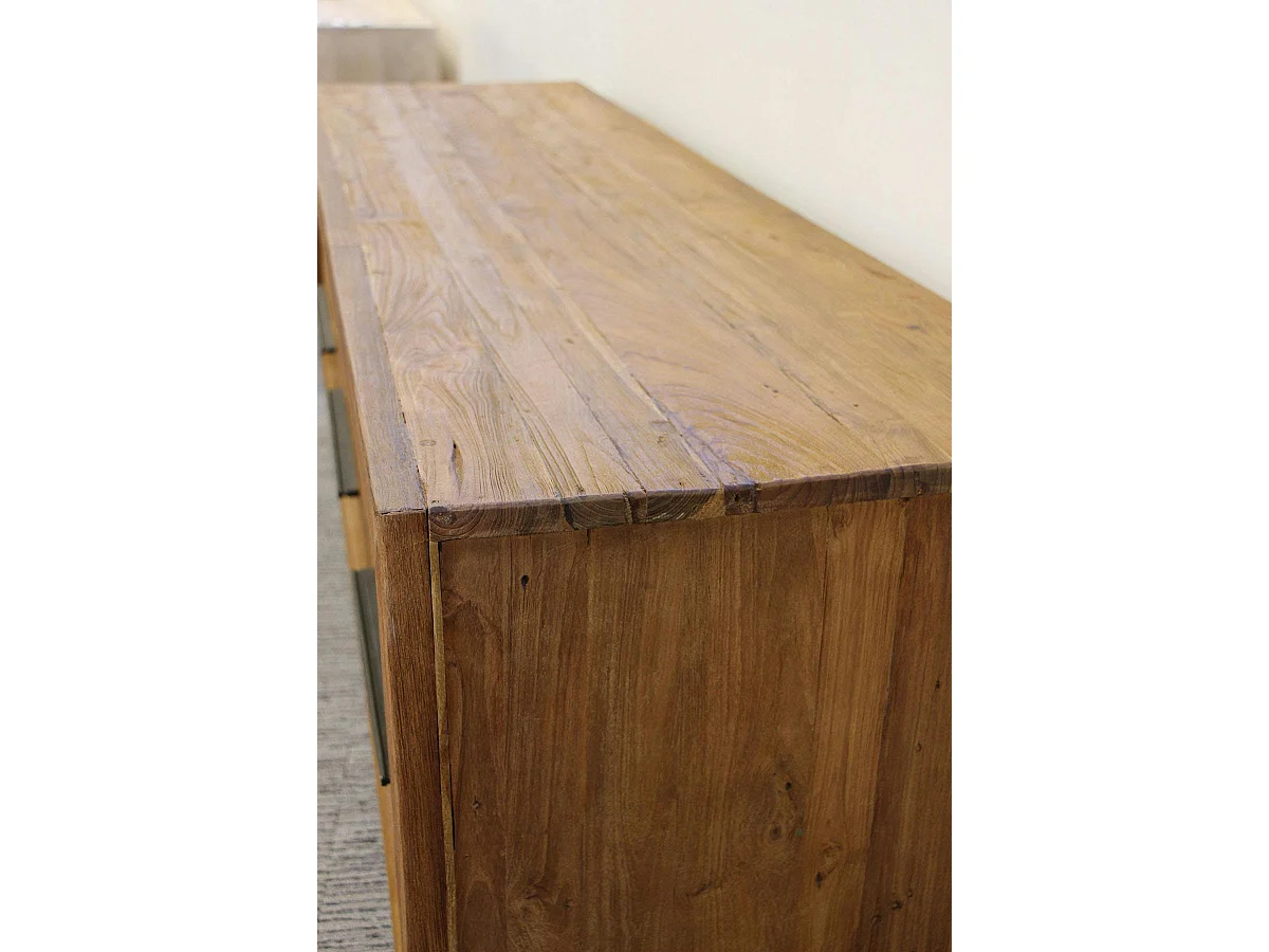 Buffet en teck recyclé naturel 160 cm KERALA