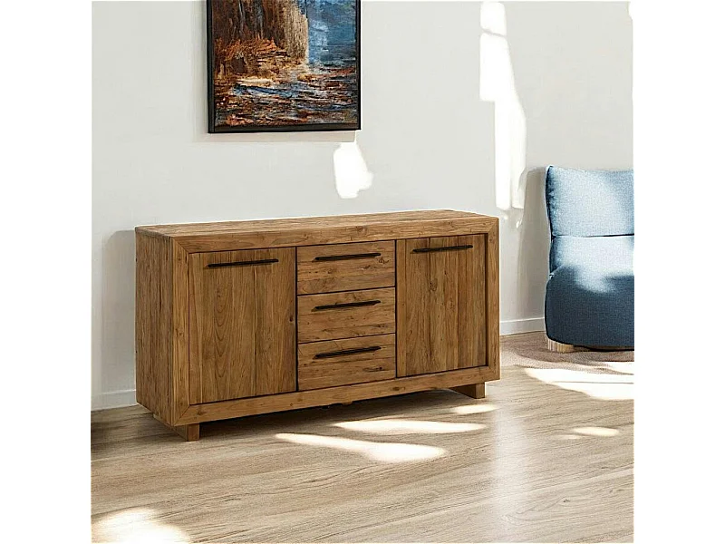 Buffet en teck recyclé naturel 160 cm KERALA