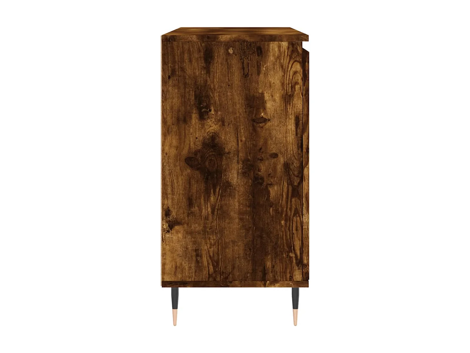 Buffet chêne fumé 101,5x35x70 cm bois d'ingénierie