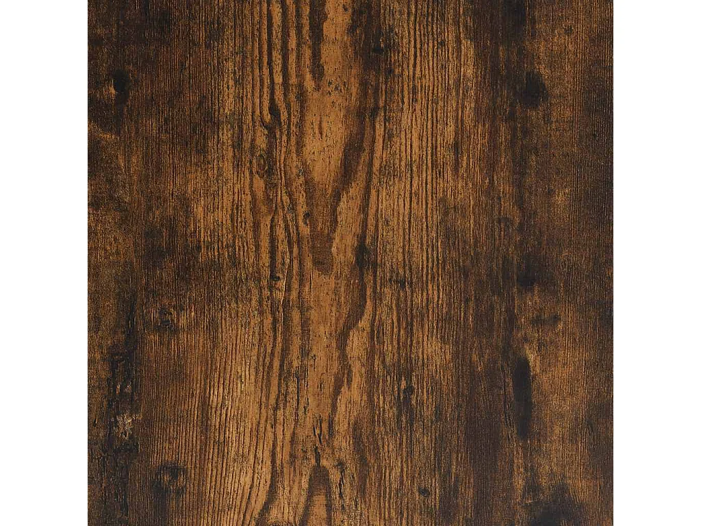 Buffet chêne fumé 101,5x35x70 cm bois d'ingénierie