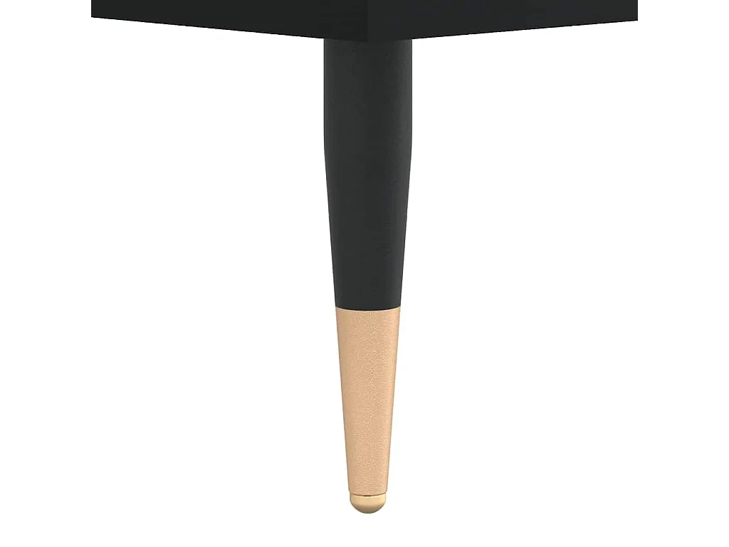 Sideboard Schwarz 101,5x35x70 cm Holzwerkstoff