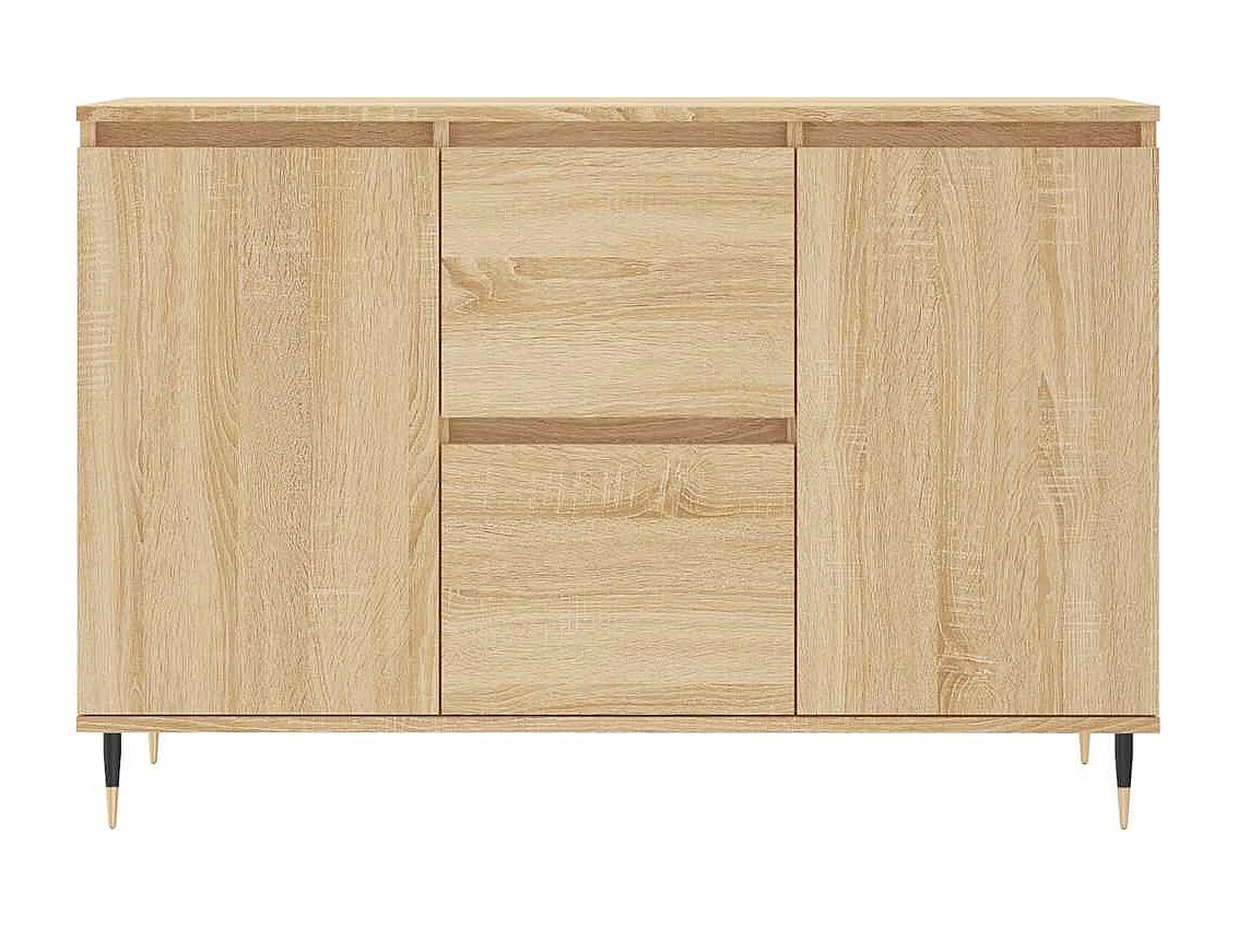 Buffet chêne sonoma 101,5x35x70 cm bois d'ingénierie