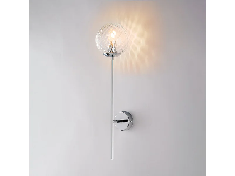 Bonetti Illumina -  Demetra - Wandleuchte aus poliertem Chromeisen, 1 Licht .13 - P.17 - BL279-AP1-CR