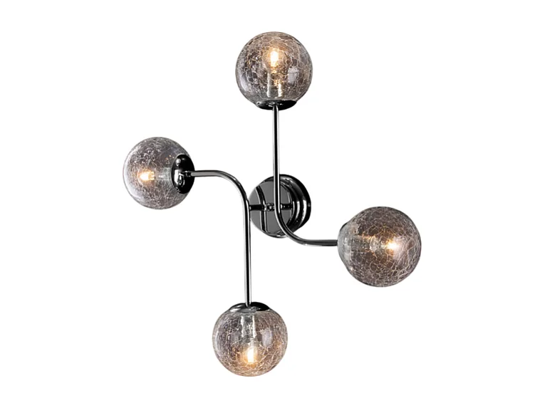 Lámpara de techo Ikarus en hierro cromado pulido 4 luces L.63 X 59 BL213-PL4-CR