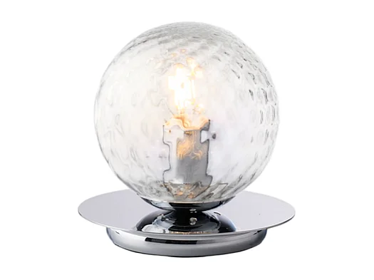 Armonia - Candeeiro de mesa em ferro cromado polido 1 luz H.17 - Ø16 - BL285-LT-CR