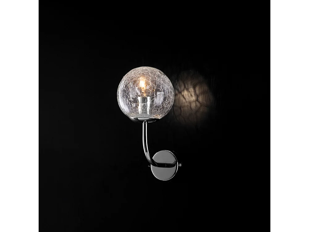 Bonetti Illumina -  Ikarus - Wandleuchte aus poliertem Chromeisen, 1 Licht .14 - P.20 - BL213-AP1-CR