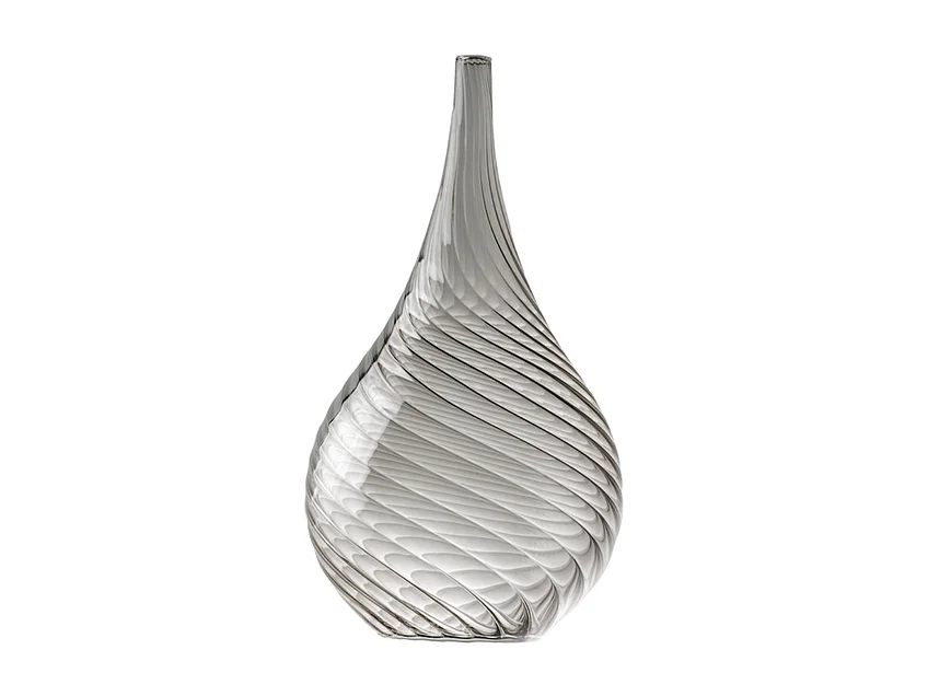 Pluvia Verre borosilicate pyrex gris diamètre 20 H.37 d.20 BL264-VT-DM20-GR