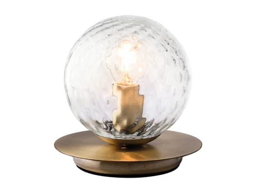 Lampa stołowa Harmony z brązu szczotkowanego żelaza 1 światło H.17 Ø16 BL285-LT-BRZ