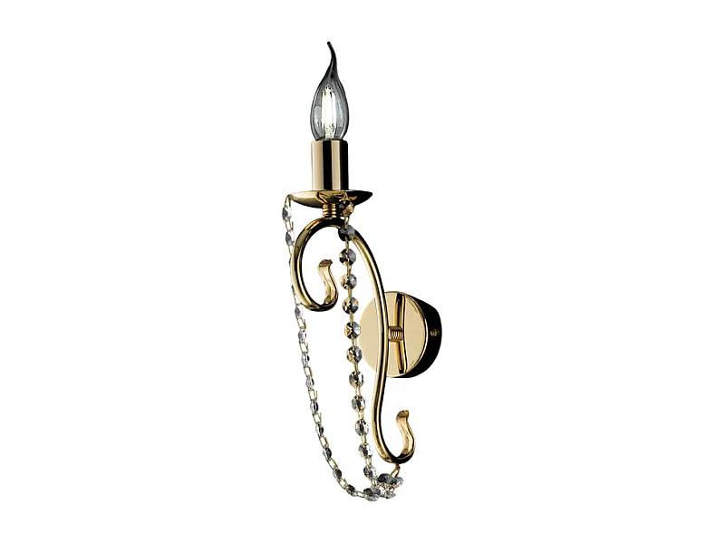 Magda Applique en fer doré 1 lumière L.8 P.15 BL146-AP1-OR