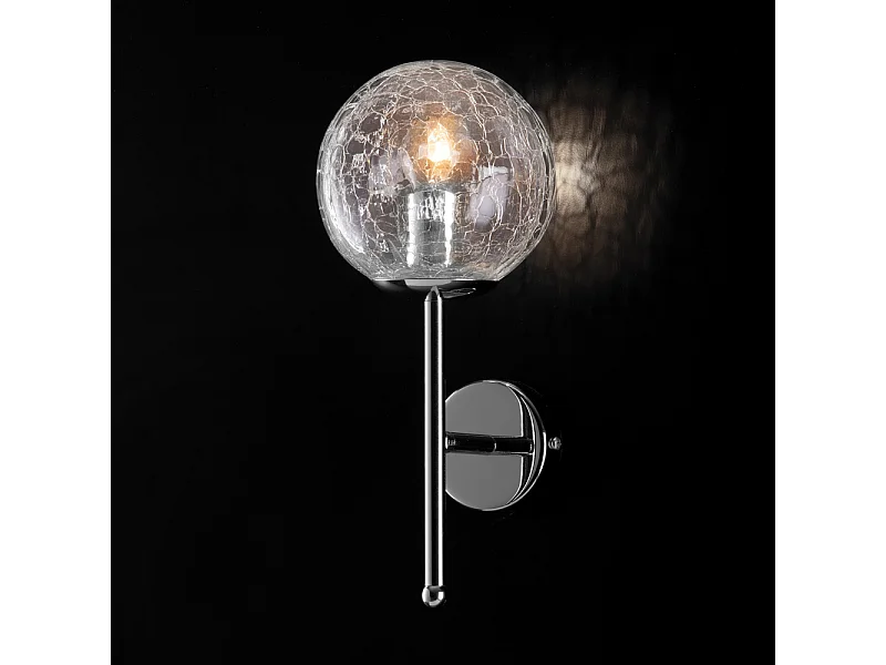 Tresor - Gepolijst chroom ijzeren wandlamp 1 lichts .14 - P.15 - BL215-AP1-CR